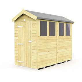 DIY Sheds 4x8 Apex Shed - Single Door With Windows