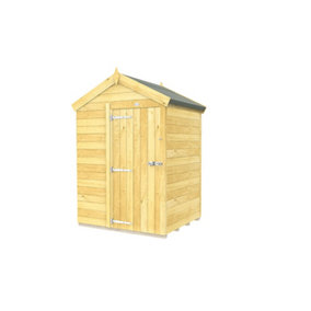 DIY Sheds 5x4 Apex Shed - Single Door Without Windows