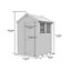 DIY Sheds 5x4 Apex Shed - Single Door Without Windows