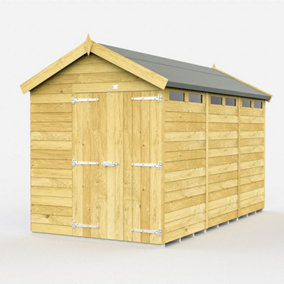 DIY Sheds 6x12 Apex Security Shed - Double Door