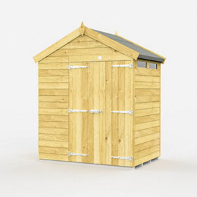 DIY Sheds 6x4 Apex Security Shed - Double Door