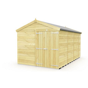 DIY Sheds 8x13 Apex Shed - Double Door Without Windows