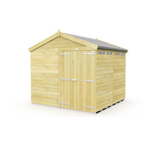 DIY Sheds 8x6 Apex Security Shed - Double Door