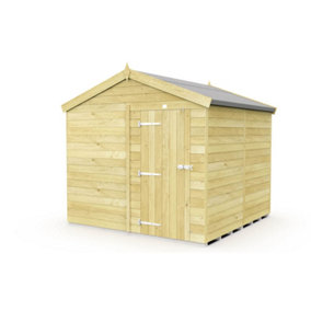 DIY Sheds 8x8 Apex Shed - Single Door Without Windows