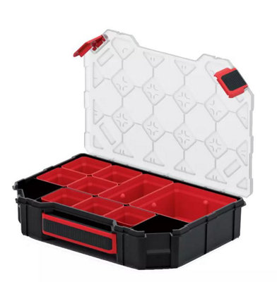 DIY Storage Carry Case Organiser Compartment Parts Screws Tool Box X Small - With boxes