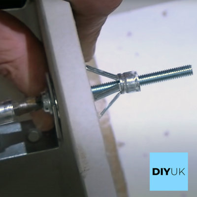 DIYUK M4 x 47mm (4x24) Plasterboard Cavity Wall Fixings Anchor Heavy Duty ( Pack of: 20 ) Plugs Molly Cavity Metal Screw - 6