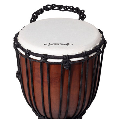 Djembe Drum Hand Carved Rope Tuned Synthetic Head