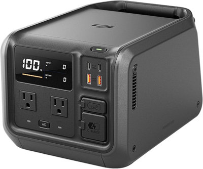 DJI Power 500 Portable Power Station, Soalr Generator for Home Backup, 512Wh LFP (LiFePO4),1000W Max Output, 70-Min Fast Charging