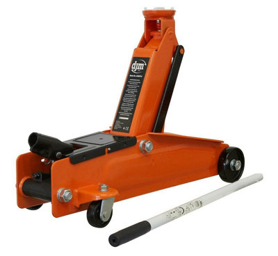 DJM 3 Tonne Long Chassis Heavy-Duty Trolley Jack