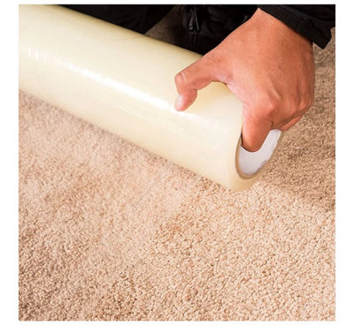 thumbnail image 2 of CarCarez Clear Adhesive Carpet Film Roll – 24" X 200' – Protect Front, Rear, Trunk Floor Mats 2 of 6