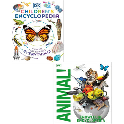 Dk Childrens Encyclopedia, Knowledge Encyclopedia Animal 2 Books ...