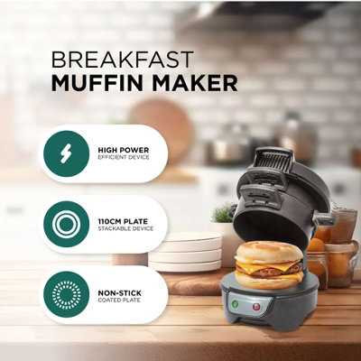 DMD Electric Breakfast Sandwich McMuffin Maker DIY at B Q
