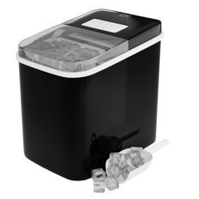 DMD IceWhiz Ice Maker Machine Countertop 26lb in 24hr Small & Large Ice Cubes 1.4L Water Tank with Accessories