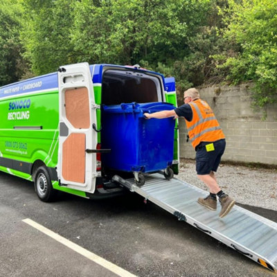 DnA Fixed Folding Van Ramp 2100mm x 800mm SWL 600kg