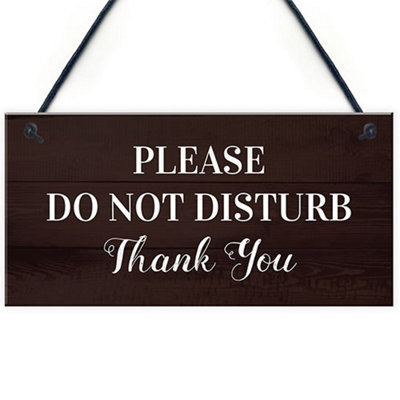 Do Not Disturb Sign Hotel Guest House Housekeeping Sign Hanging Door