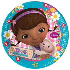 Doc McStuffins Paper Party Plates (Pack of 8) Multicoloured (One Size)