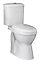 DocM Single Flush Comfort Height Toilet Pan, Cistern & Soft Close Seat - White - Balterley