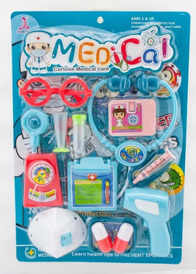 Doctor Nurse Toy Medical Set Accessories Pretend Play Toy Kids Activity Kit Gift