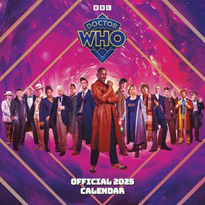 Doctor Who Clic Edition 2025 Square Wall Calendar Multicoloured (30cm x ...