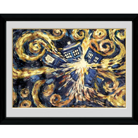 Doctor Who Exploding Tardis 30 x 40cm Framed Collector Print