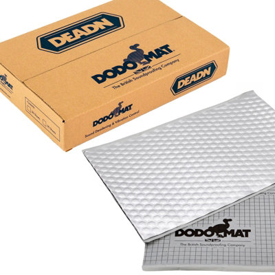 Dodo Mat DEADN Hex Sound Deadening 20 Sheets - 20sq.ft Car/Van Vibration Proofing