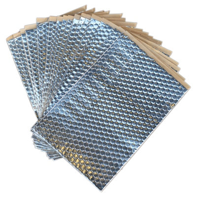 Dodo Mat DEADN Hex Sound Deadening 20 Sheets - 20sq.ft Car/Van Vibration Proofing - 3