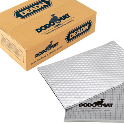 Dodo Mat DEADN Hex Sound Deadening 50 Sheets - 50sq.ft Car/Van Vibration Proofing