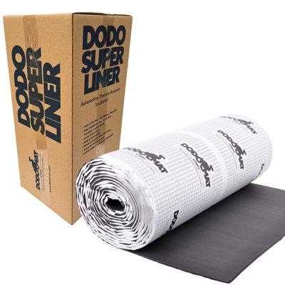 Dodo Mat Super Liner 6m Roll Car Van Insulation Sound Proofing 6mm 1/4" Foam