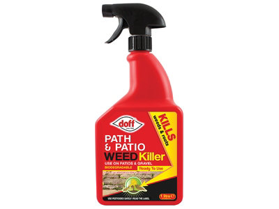 DOFF FFPA00DOF Path & Patio Weedkiller RTU 1 litre DOFFPA00 DIY at B&Q