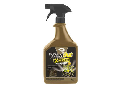 DOFF F-FQ-A00-DOF WeedOut Xtra Tough Weedkiller RTU 1 litre DOFFFQA00DOF