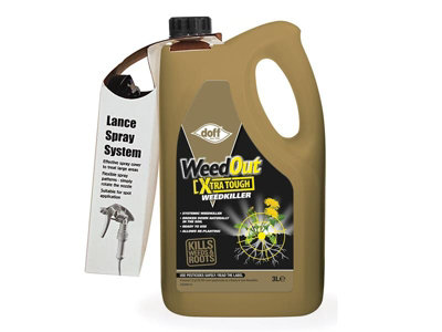 DOFF F-FQ-C00-DOF WeedOut Xtra Tough Weedkiller RTU 3 litre DOFQC00DOF02