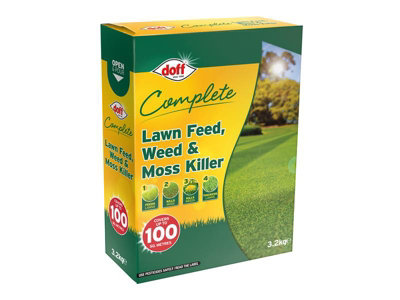 DOFF F-LM-100-DOF Complete Lawn Feed, Weed & Moss Killer 3.2kg DOFLM100