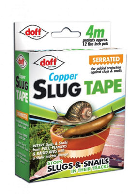 Doff - Slug/Snail Adhesve Copper Tape - 4m