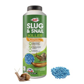 Doff Slug Snail Killer Pellets Ferric Phosphate Organic Slug Snail Control 920g