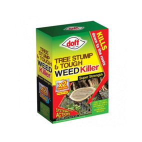 Doff Tree Stump & Tough Weedkiller - 2 Sachets