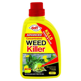 Doff Weed Killer Advanced Concentrated Kills Weed & Roots 1L
