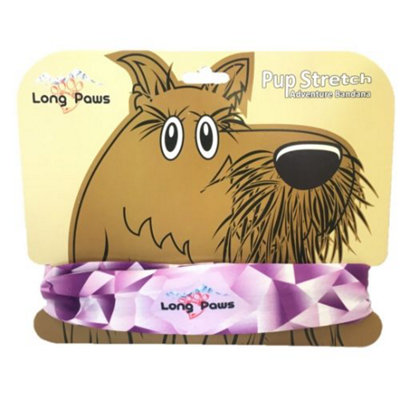 thumbnail image 2 of Dog Bandana Purple Geo - A Dog's Life 2 of 14