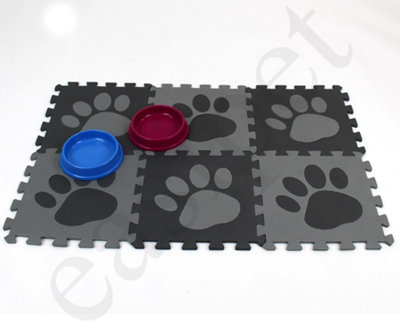 Dog Cat Puppy Kitten Pet Feeding Bowl Mat Food Water Non Slip Easy Clean Easipet