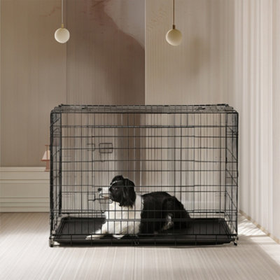 Curated visual reference: Gallery Detail: Dog Crate Dog Cage 42 Inch Foldable Puppy Pet Cage