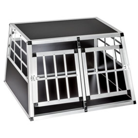 Dog Crate Double - Transport box - black