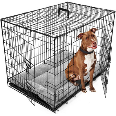 Photo inspiration: Fresh Look at Dog Crate With Removable Tray And Bed Large