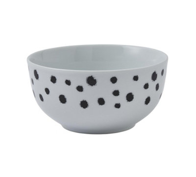 Dog Days Animal Print Porcelain Bowl