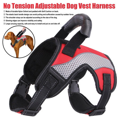 Dog Harness Adjustable Strong Pet Puppy Safety Vest Soft Breathable No Pull Price Comparisons | Compare The Build