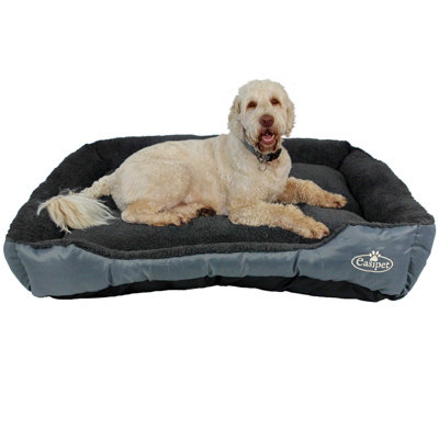 Memory foam faux fur hotsell dog bed