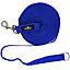 Dog Pet Puppy Training Lead Leash 50ft 15m Long Obedience Recall Blue
