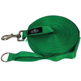 Dog Pet Puppy Training Lead Leash 50ft 15m Long Obedience Recall Green