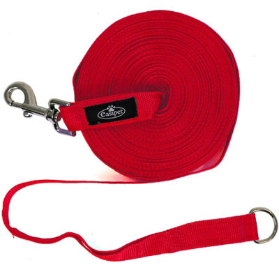Dog Pet Puppy Training Lead Leash 50ft 15m Long Obedience Recall Red Price Comparisons | Compare The Build