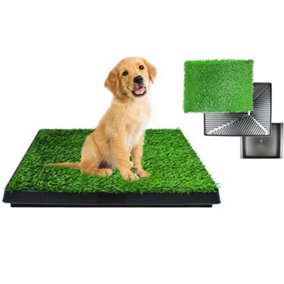 Dog Puppy Potty Training Artificial Grass Pet Toilet Trainer Waterproof Large Easy to Clean