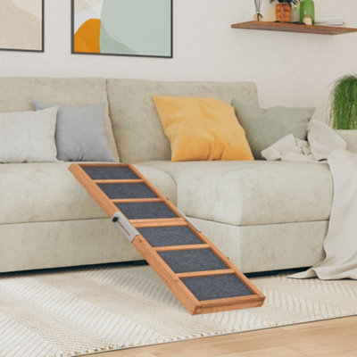 Dog Ramp Green 120x30 cm Solid Wood Pet Ramp Fir