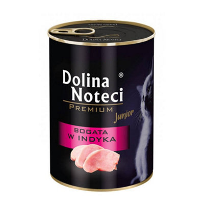 Dolina Noteci Premium Turkey Junior Wet Cat Food for Kittens 400g ...